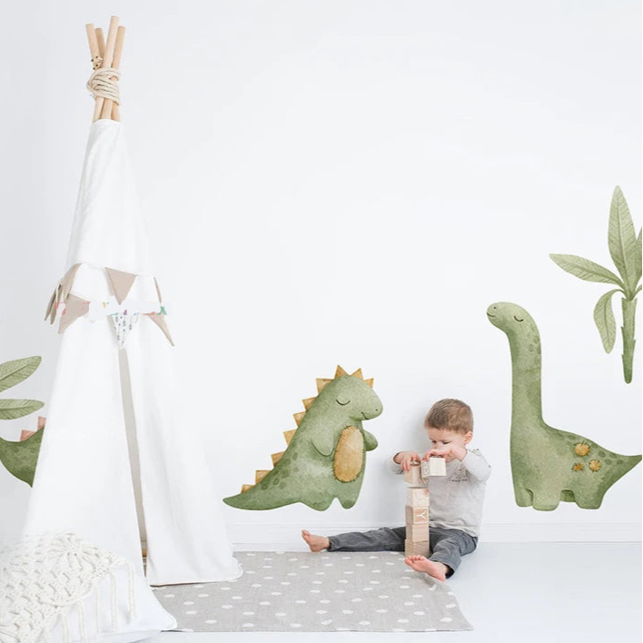 Large Cartoon Dinosaur Wall Sticker
