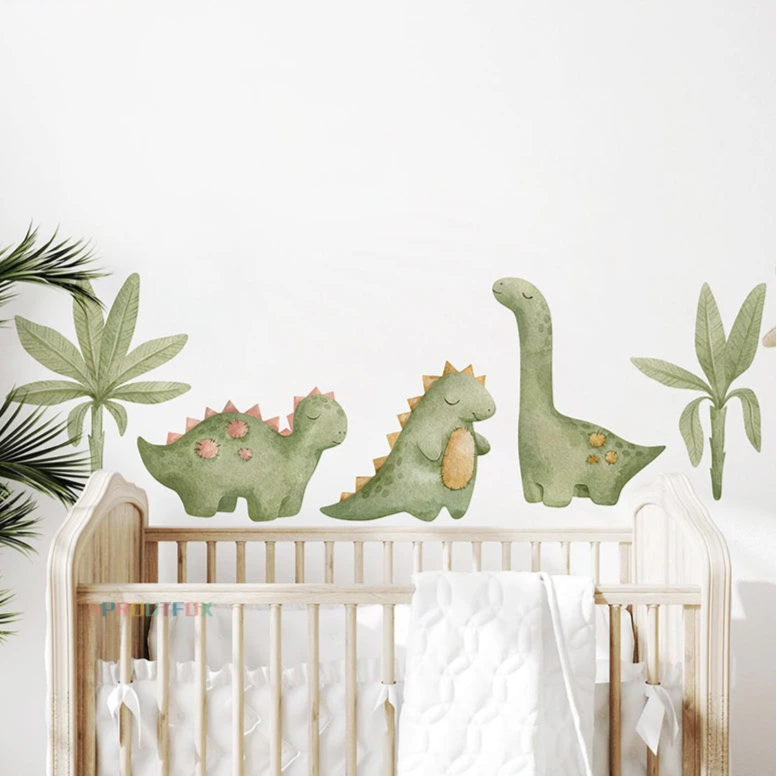 Large Cartoon Dinosaur Wall Sticker