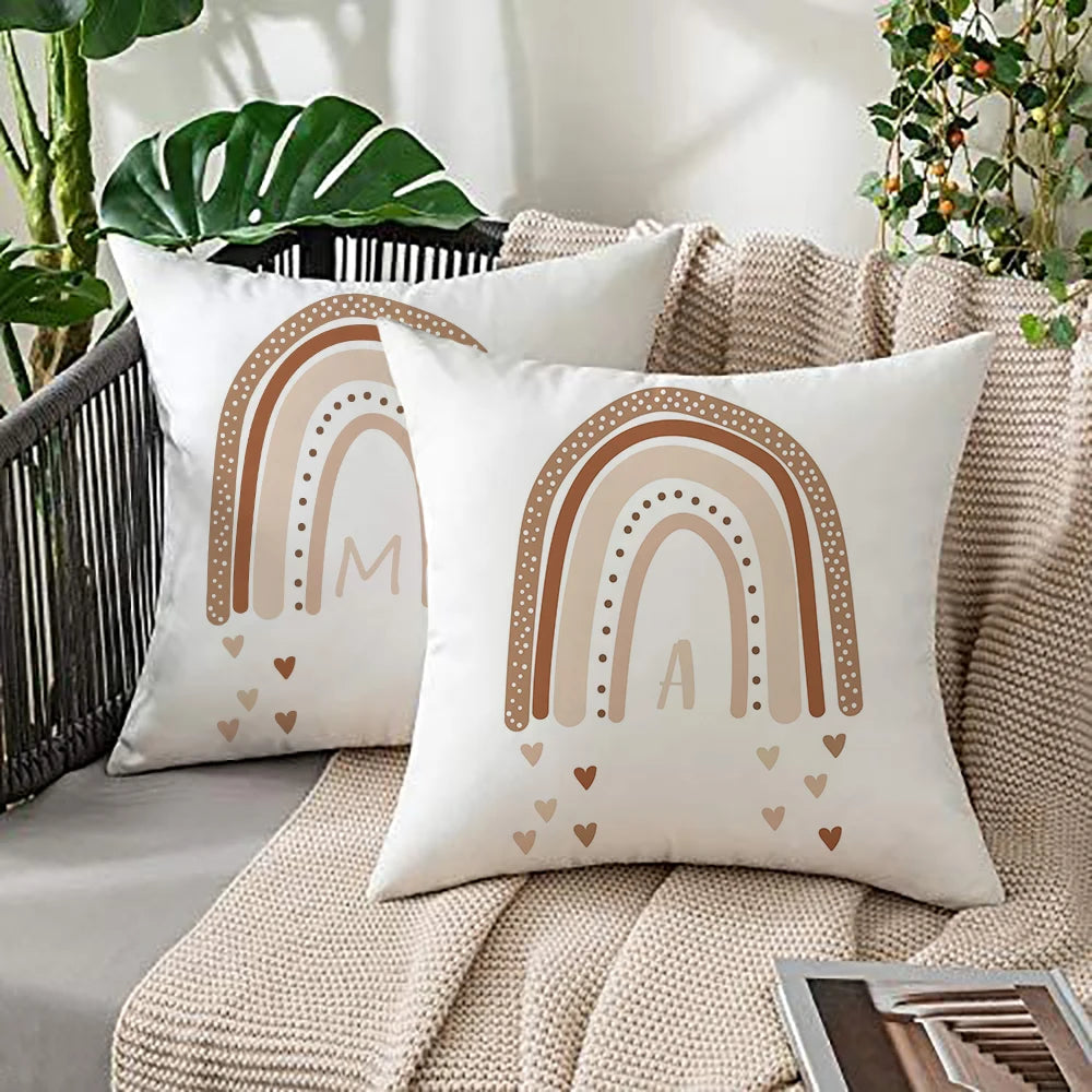 Rainbow Alphabet Pillowcase