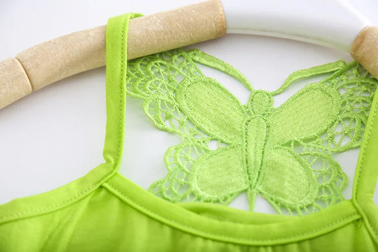 Butterfly Lace Crop Top
