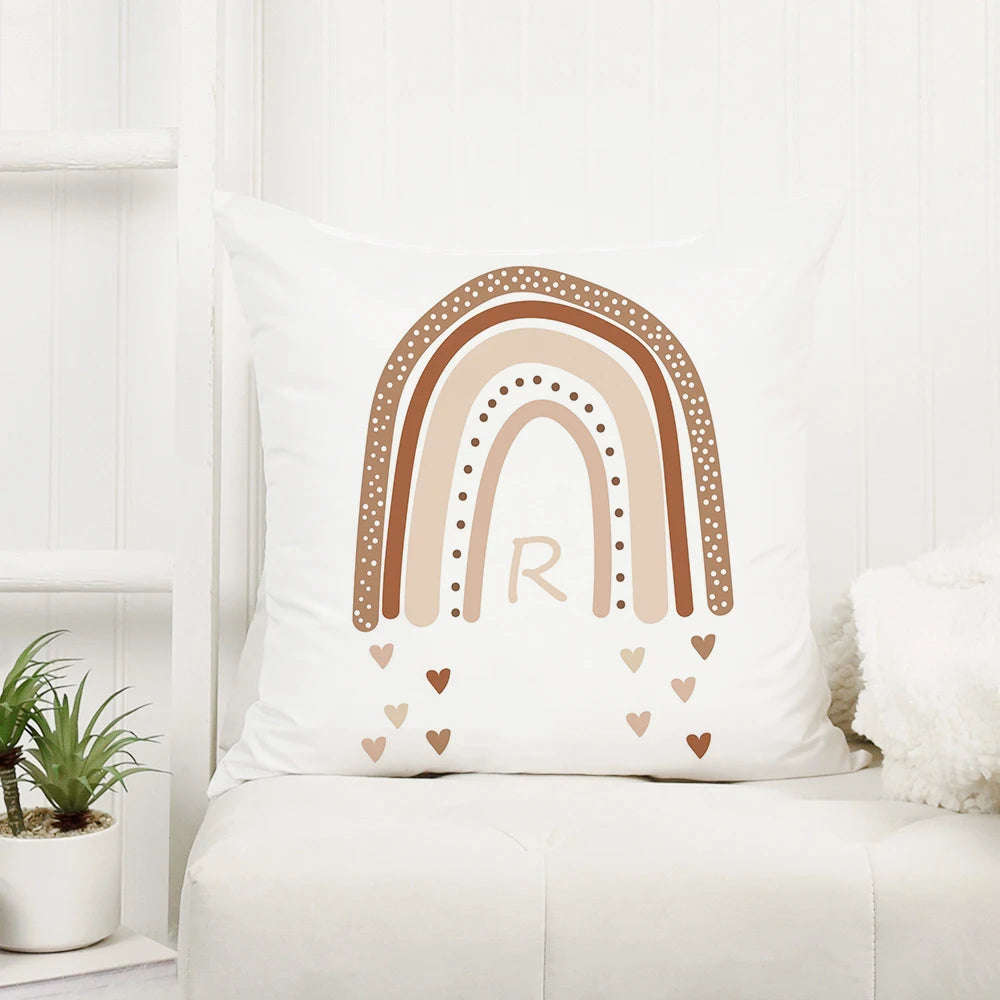 Rainbow Alphabet Pillowcase