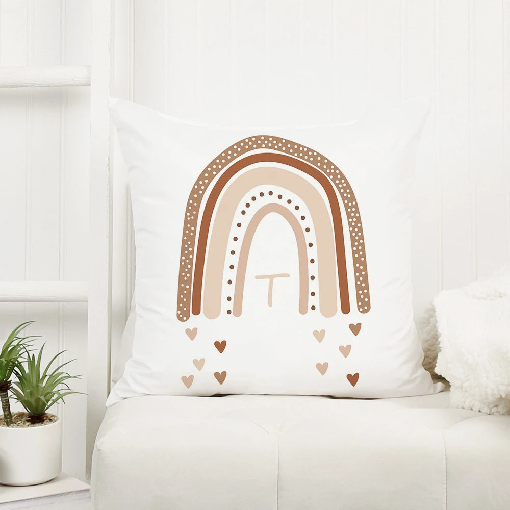 Rainbow Alphabet Pillowcase