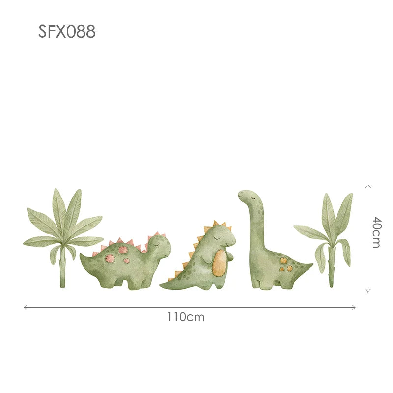 Large Cartoon Dinosaur Wall Sticker