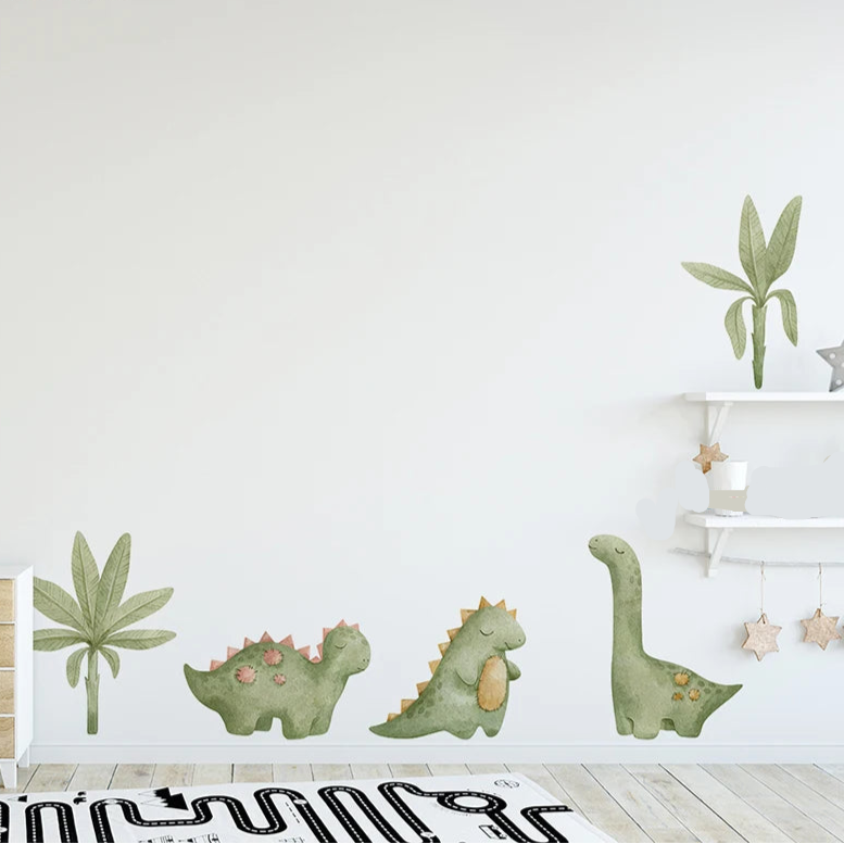 Large Cartoon Dinosaur Wall Sticker