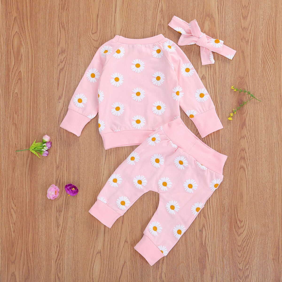 Newborn Flowers Set with Headband