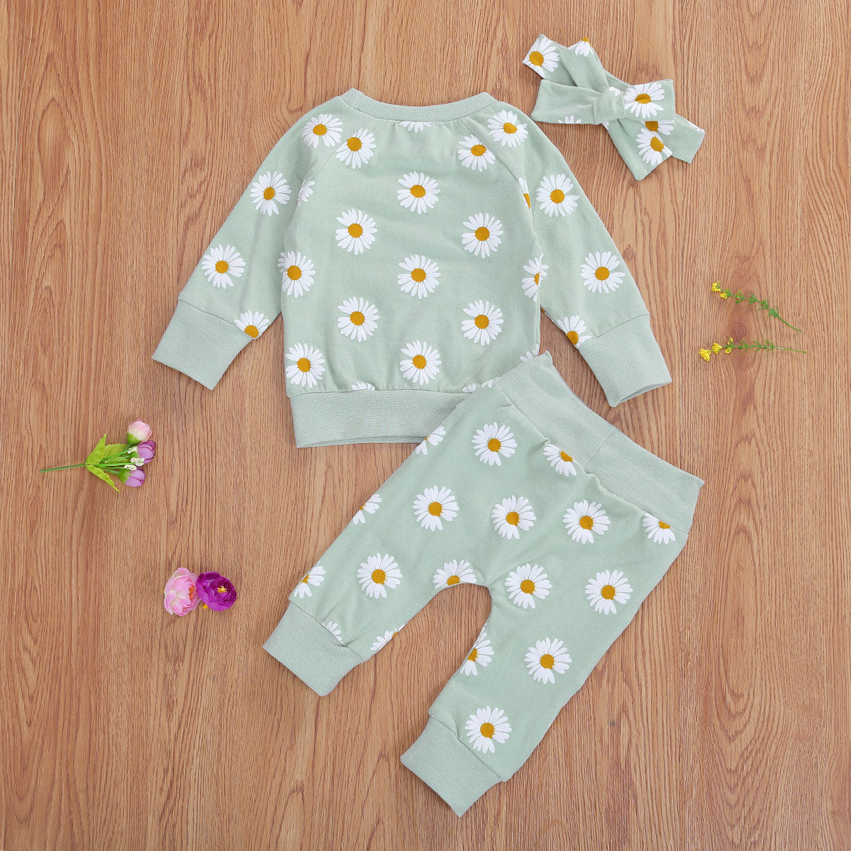 Newborn Flowers Set with Headband