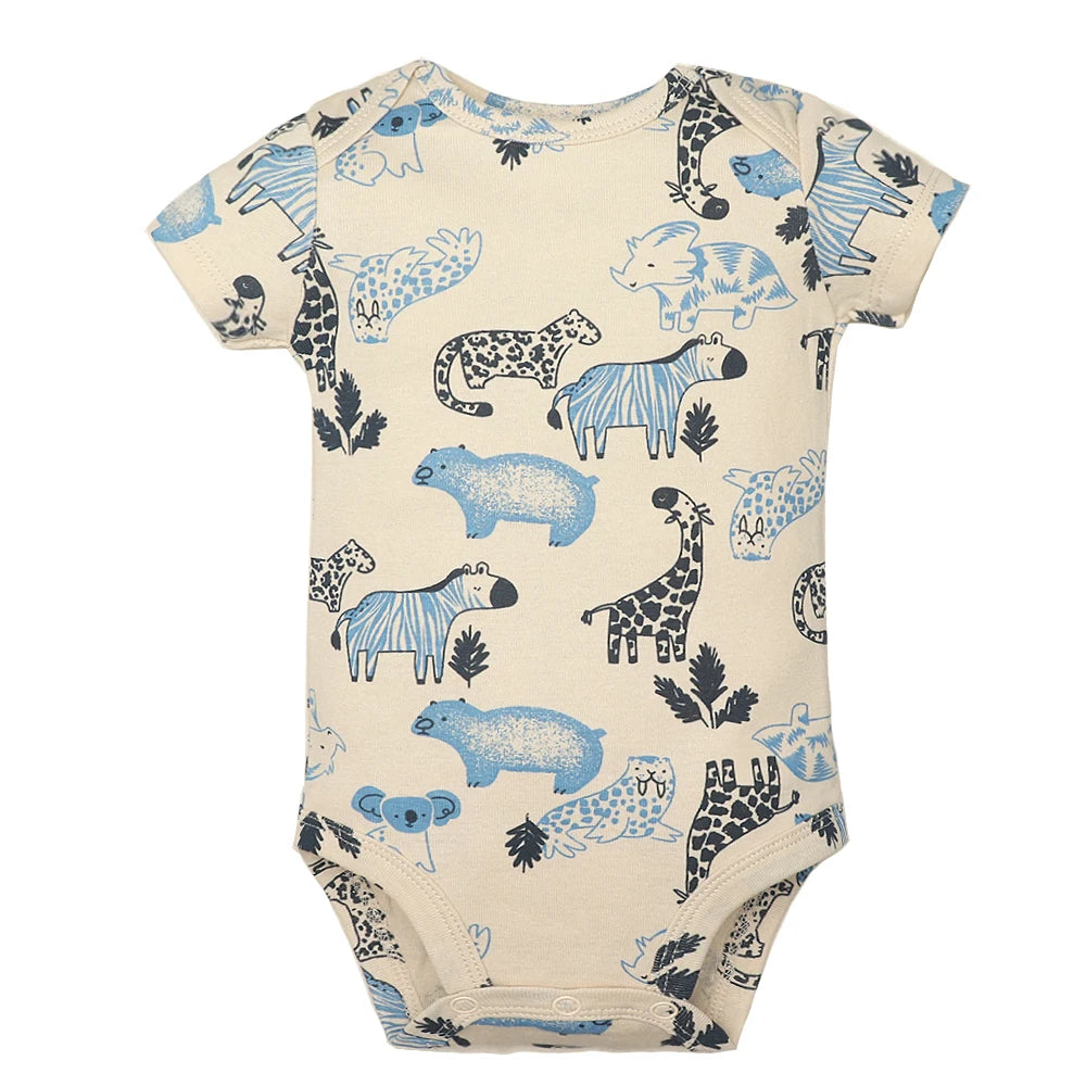 5-Pack Cotton Newborn Baby Bodysuits