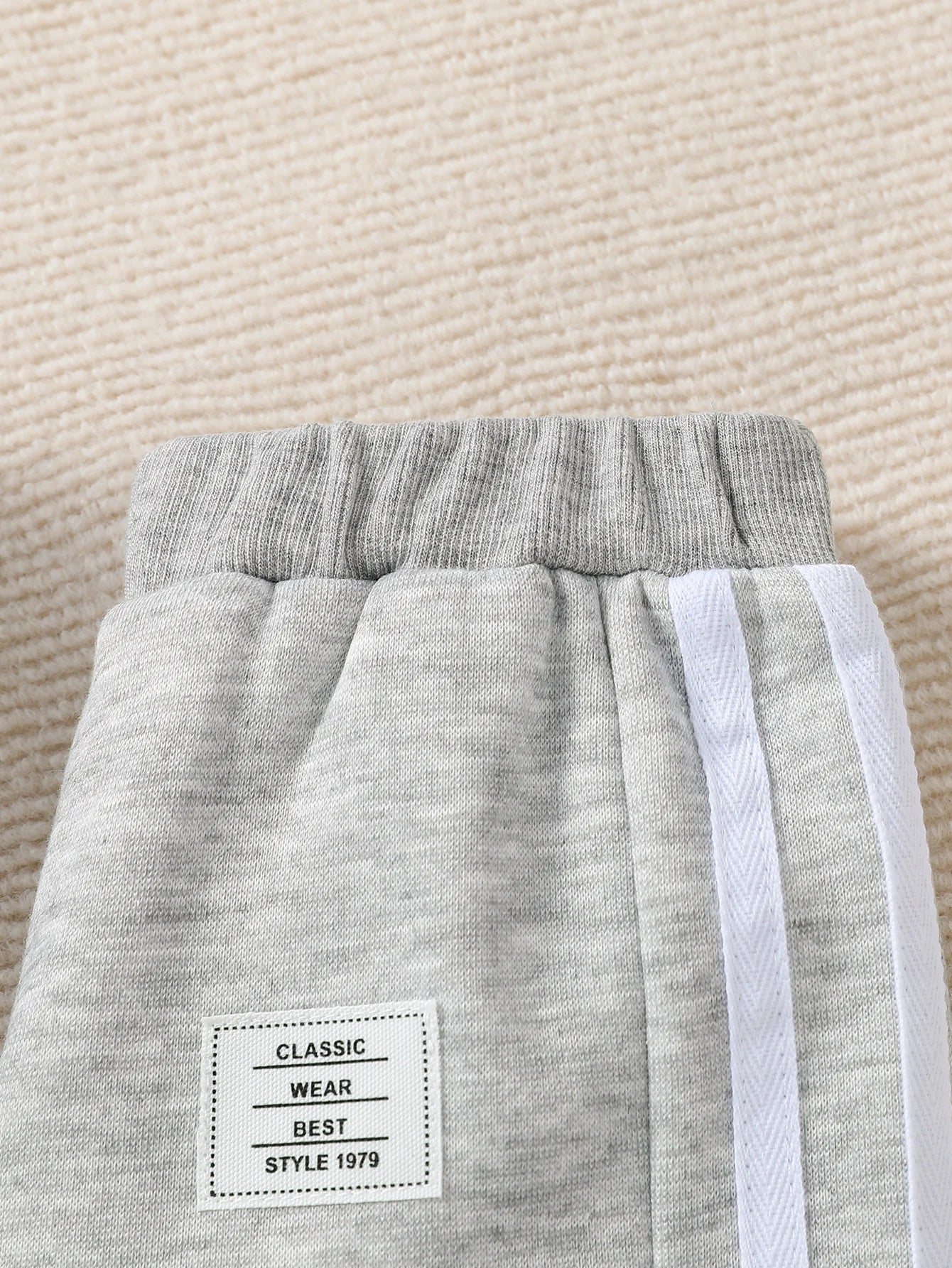 2Pcs Baby Boys Lined Warm Casual Sports Trousers