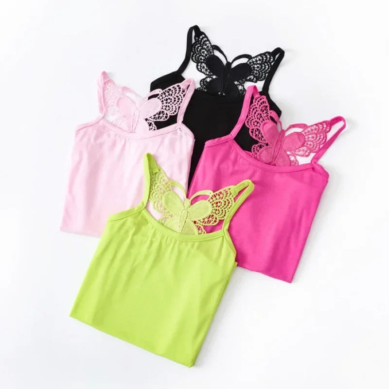 Butterfly Lace Crop Top