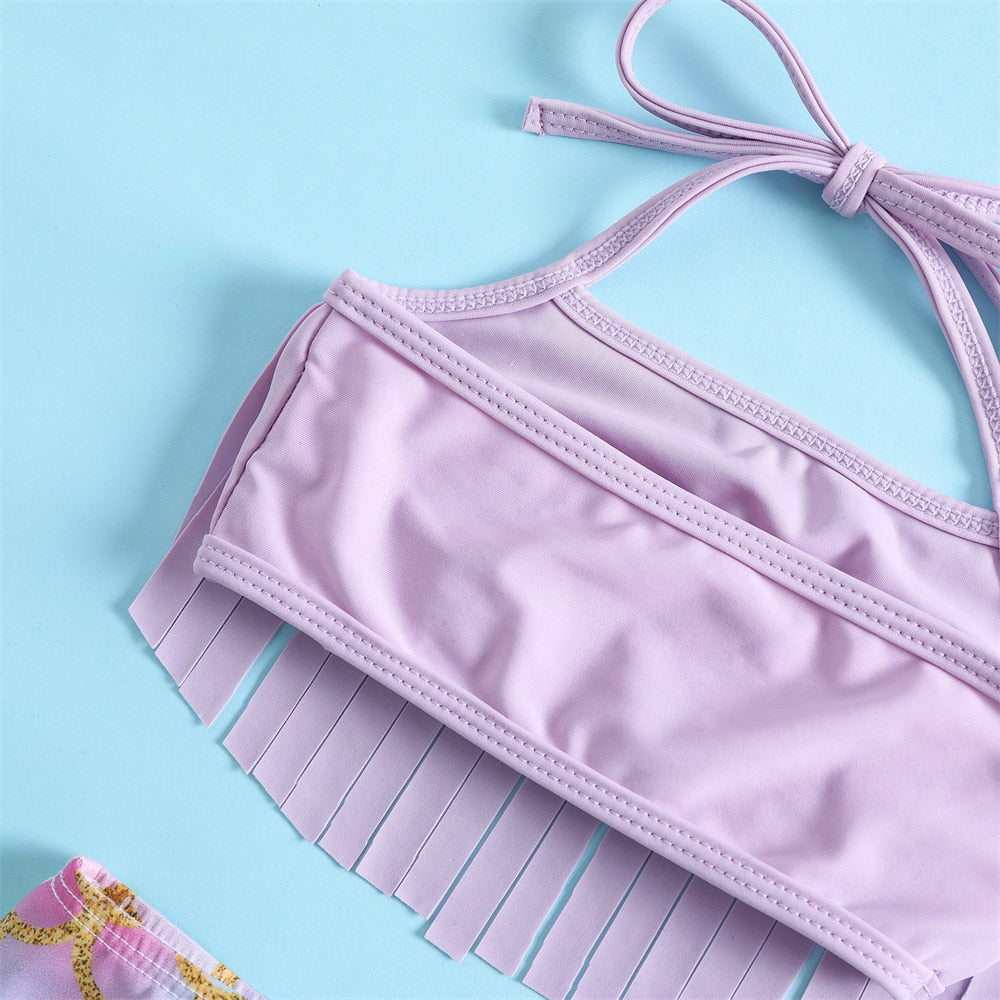 Two Pieces Beachwear Mermaid Bathiing Suit