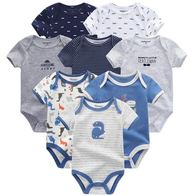 Baby Unisex Newborn Rompers 8pcs.