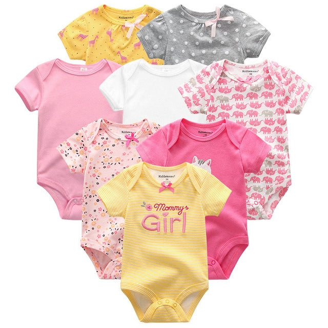 Baby Unisex Newborn Rompers 8pcs.