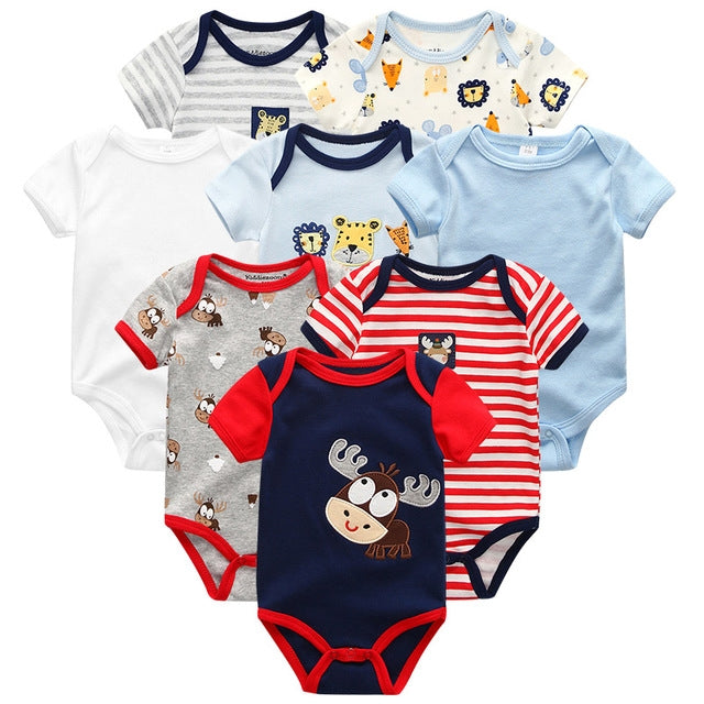 Baby Unisex Newborn Rompers 8pcs.