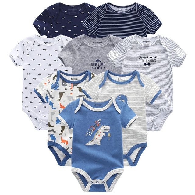 Baby Unisex Newborn Rompers 8pcs.