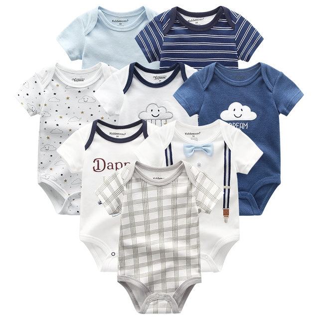 Baby Unisex Newborn Rompers 8pcs.