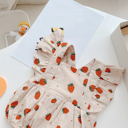 The Strawberry Baby Summer Romper