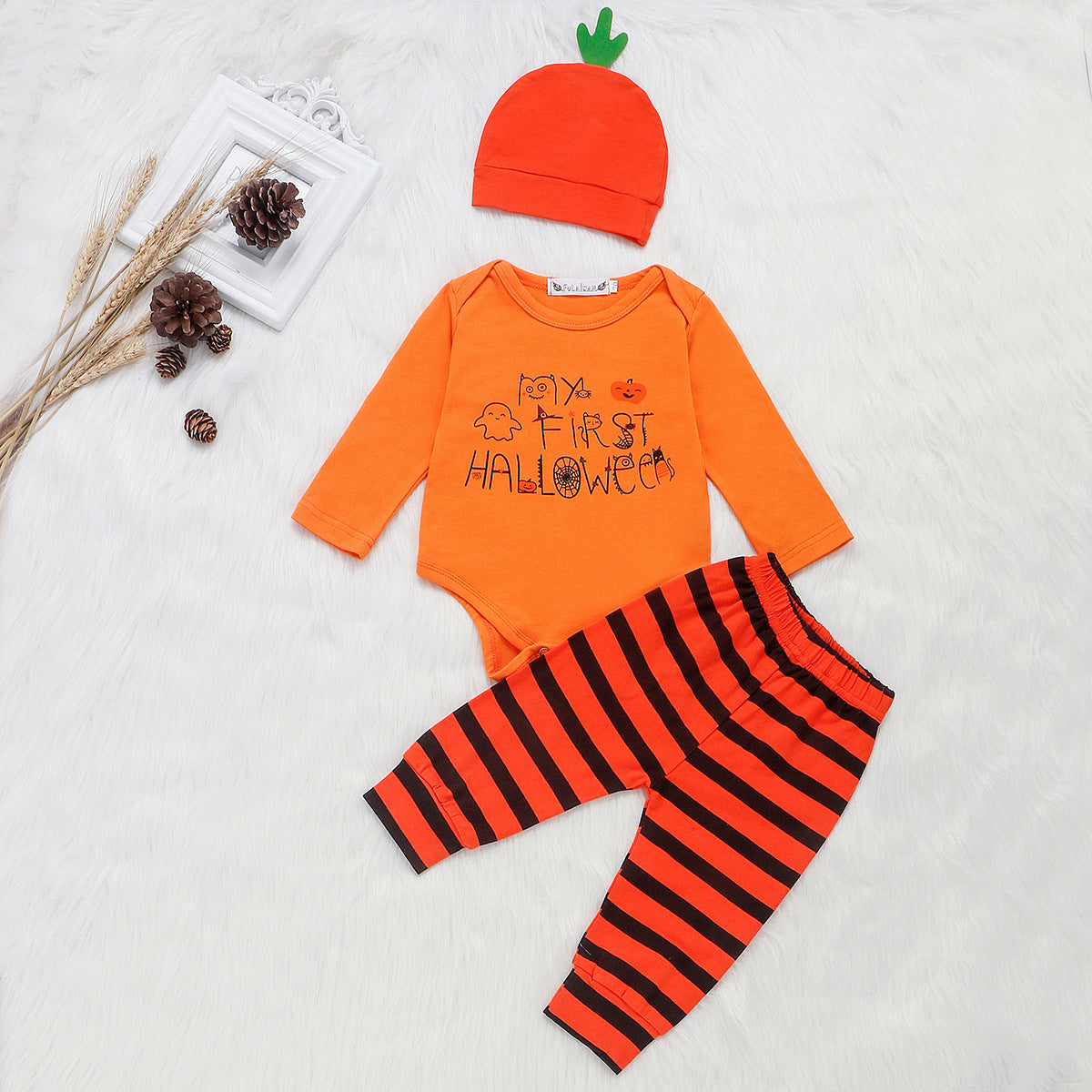 "My First Halloween" Little Pumpkin Set