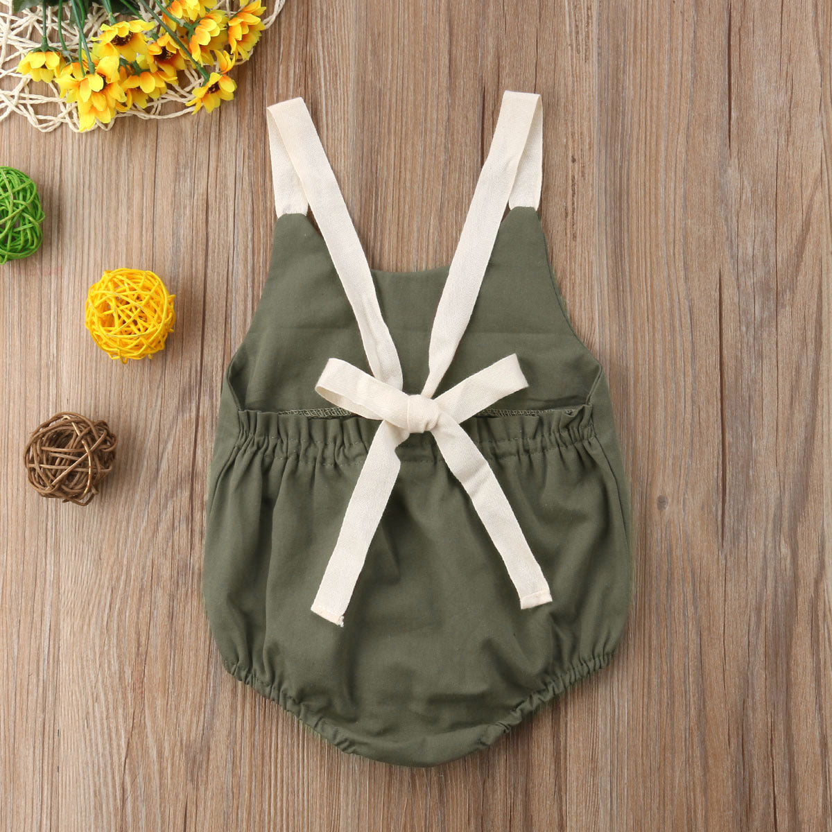 Baby Girl Summer Bowknot Romper