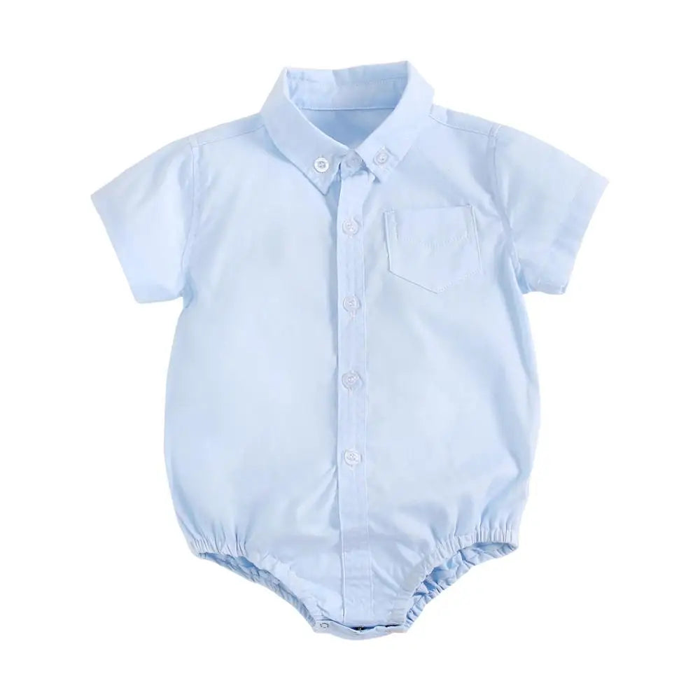 Baby Boys Casual Short Sleeves Bodysuit