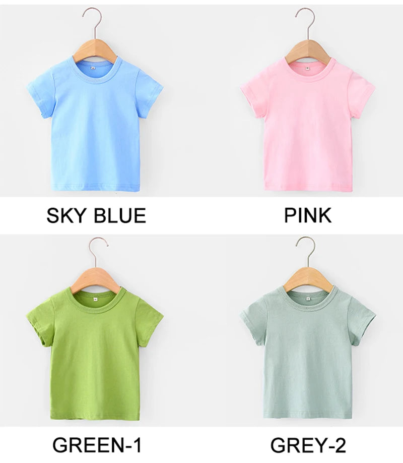 Colorfull Summer Children T-shirt For Girls and Boys