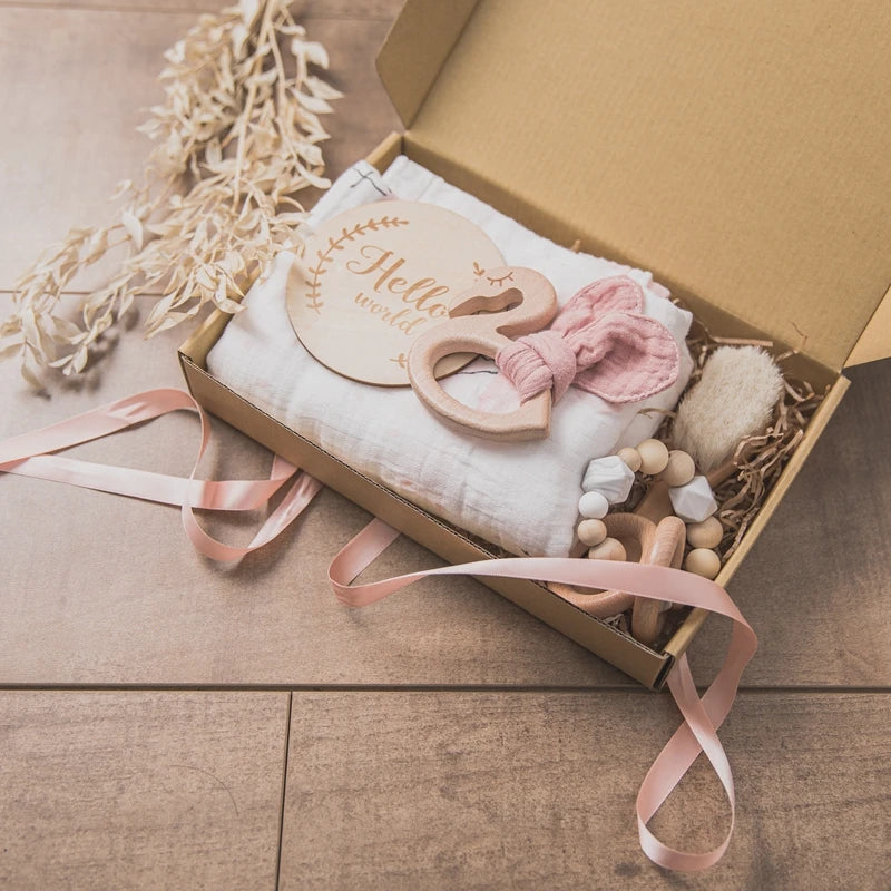 4pcs/set Baby Gift Box