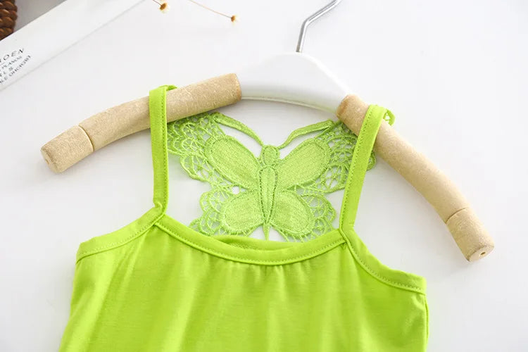 Butterfly Lace Crop Top