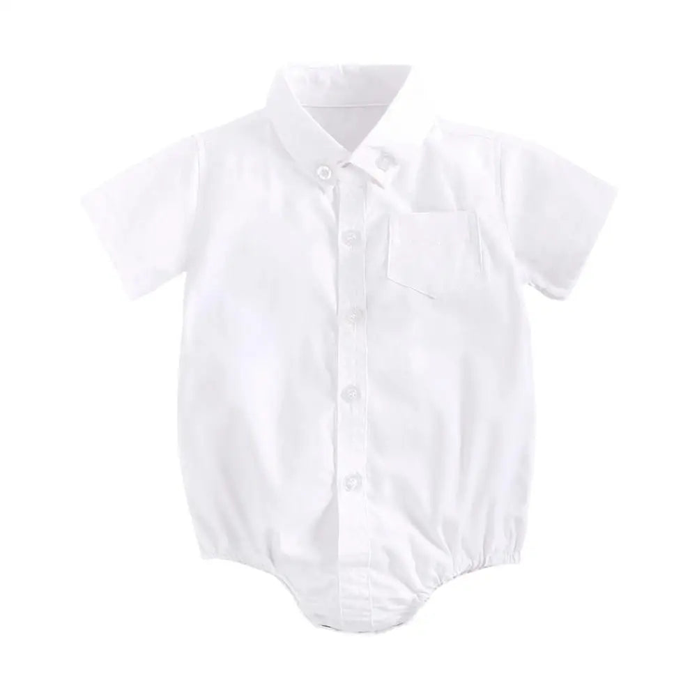 Baby Boys Casual Short Sleeves Bodysuit