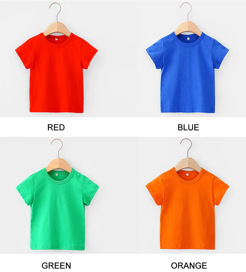 Colorfull Summer Children T-shirt For Girls and Boys