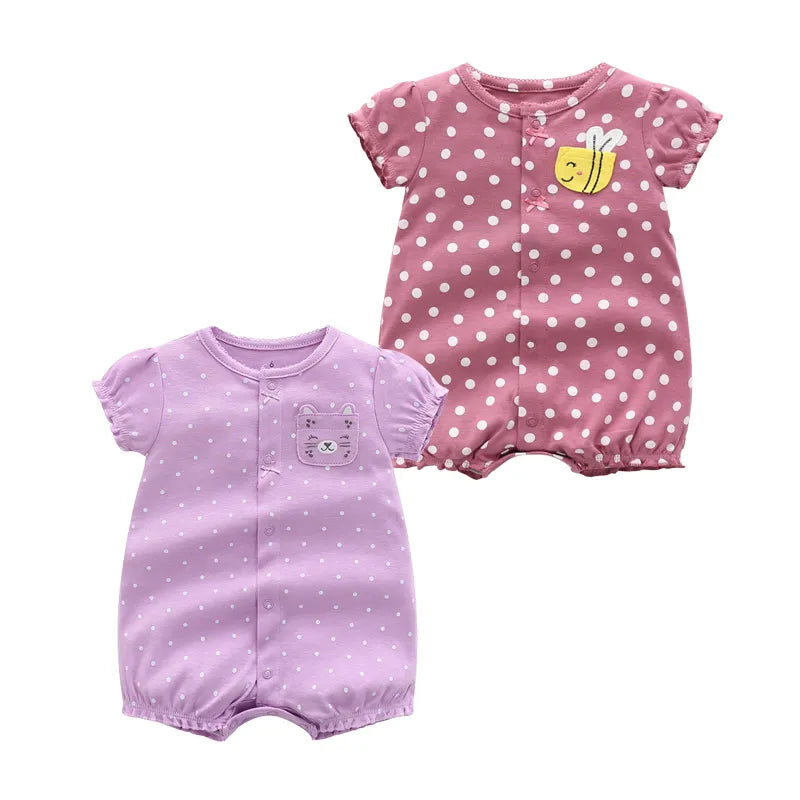 Baby Short Sleeve Onesies Pack of 2