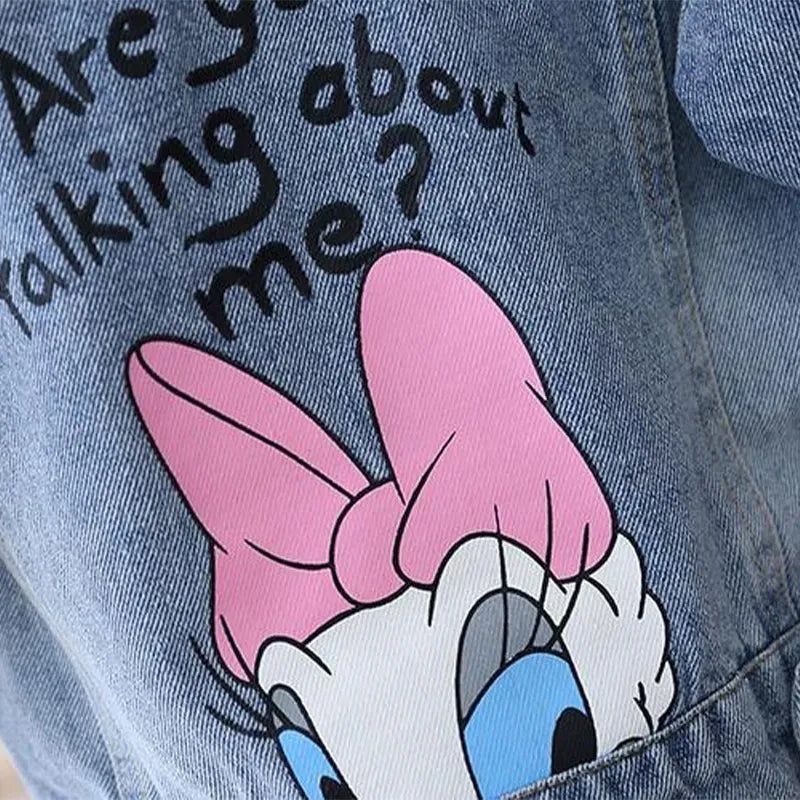 "Are You Talking About me ?" Oversized Jeans Jacket