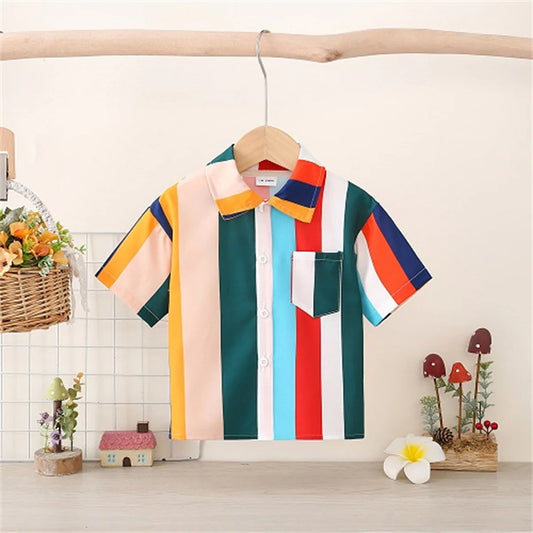 Baby Boy Summer Striped Shirt