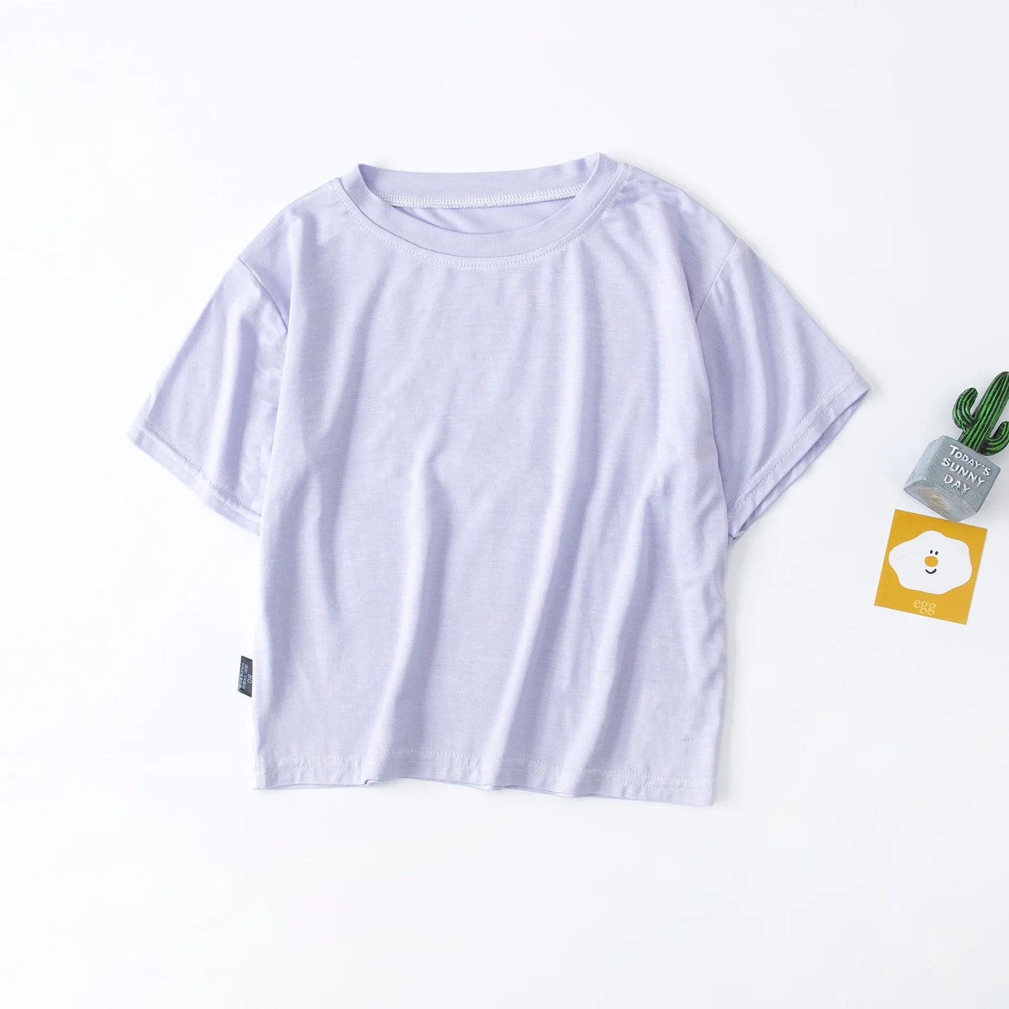 Plain Round Neck Summer T-shirt