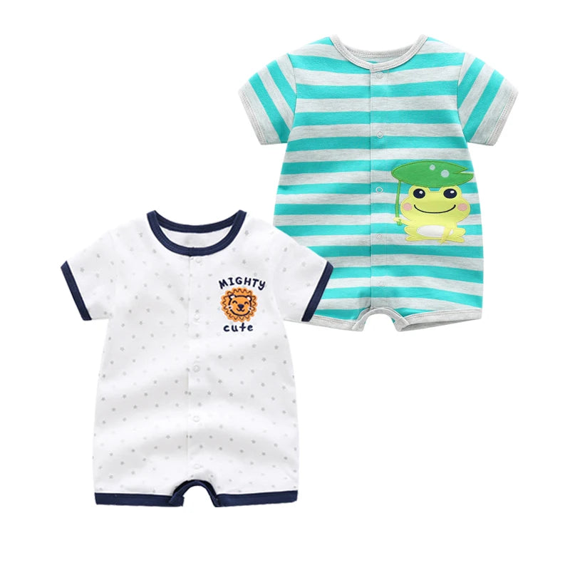 Baby Short Sleeve Onesies Pack of 2