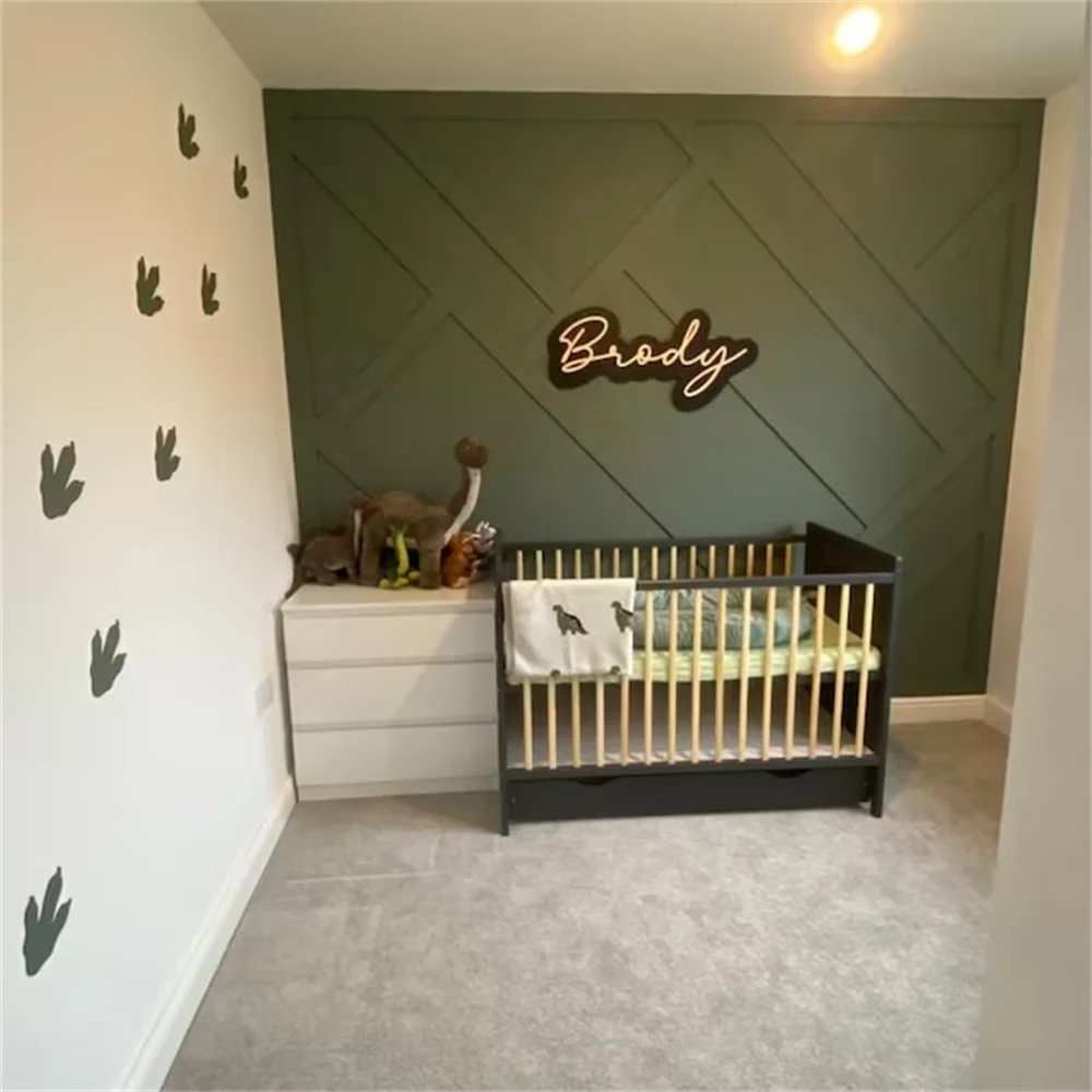 Customized Wood Sign Name for Nursery