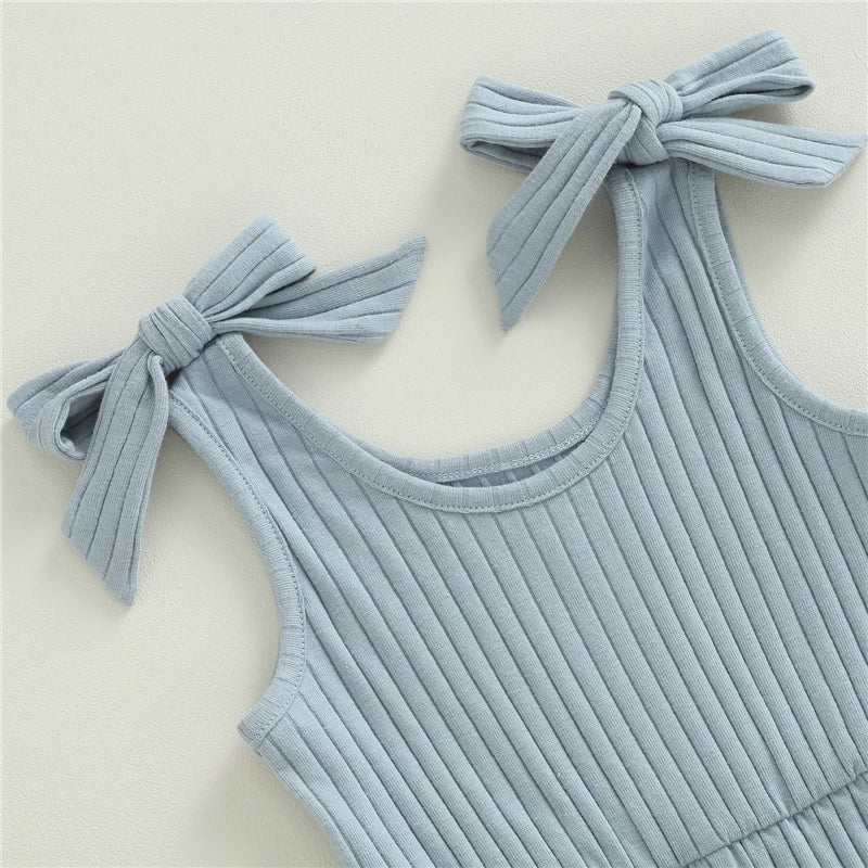 Baby Girl Sleeveless Summer Jumpsuit