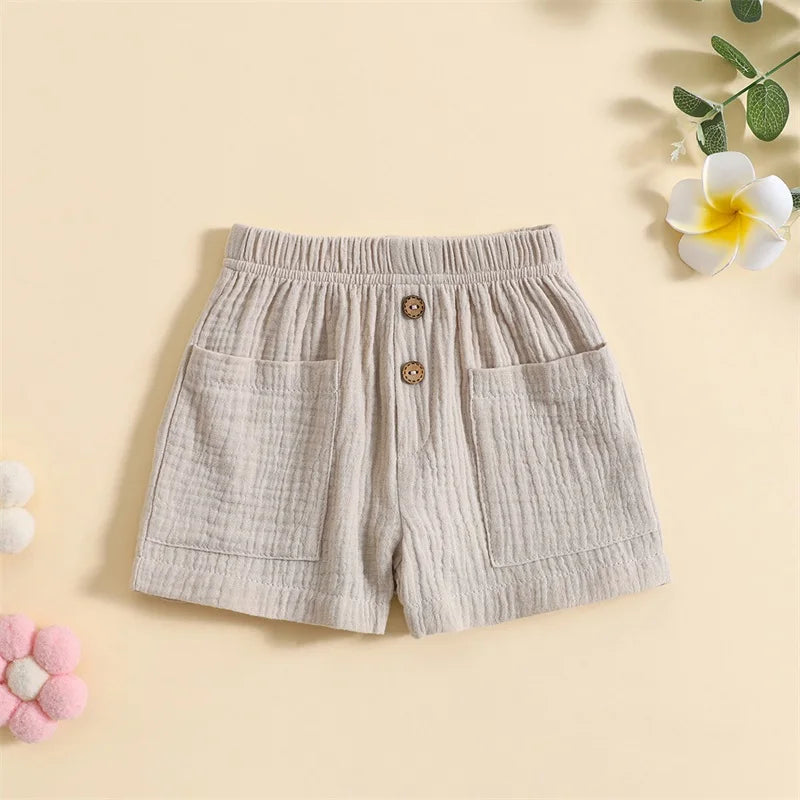 Unisex Light Summer Shorts with Pocket