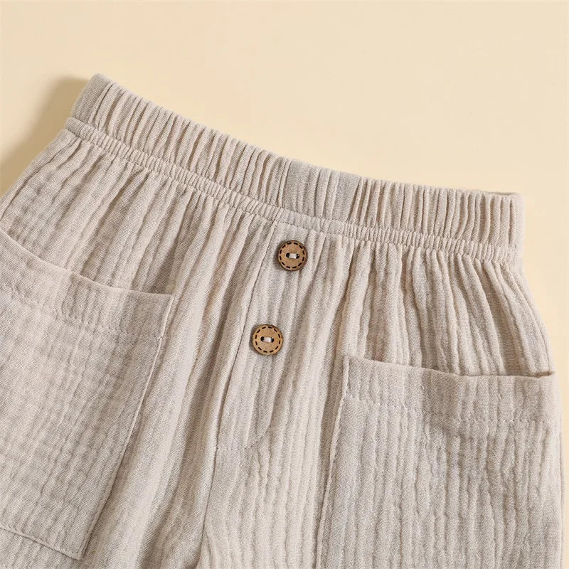 Unisex Light Summer Shorts with Pocket