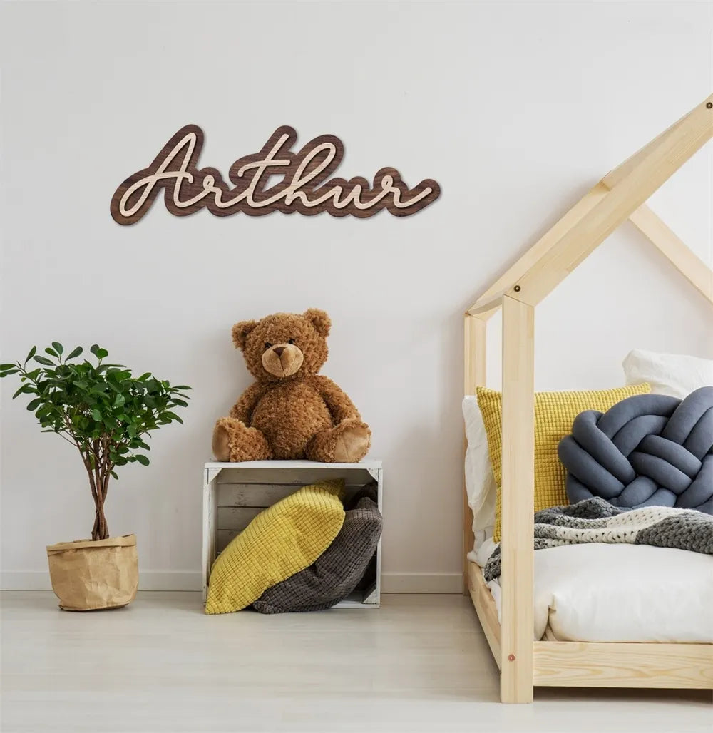 Customized Wood Sign Name for Nursery