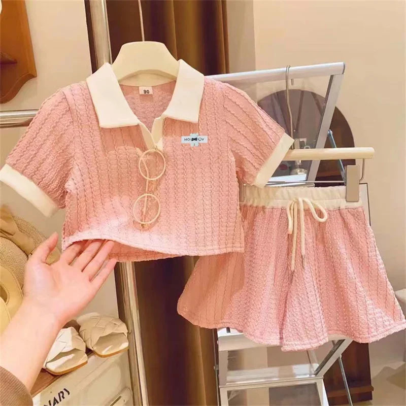 Baby Girl 2pcs Pink Set