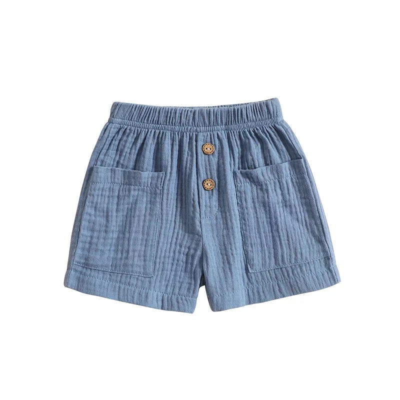 Unisex Light Summer Shorts with Pocket