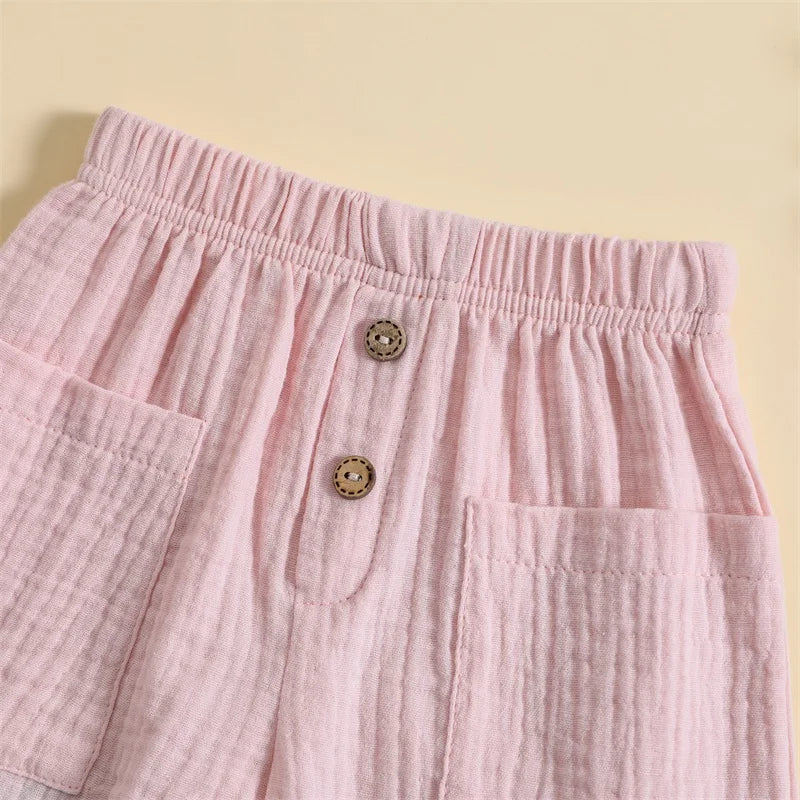 Unisex Light Summer Shorts with Pocket