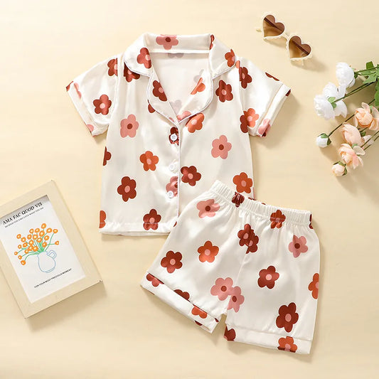 Baby Girl Floral Shorts Pajama