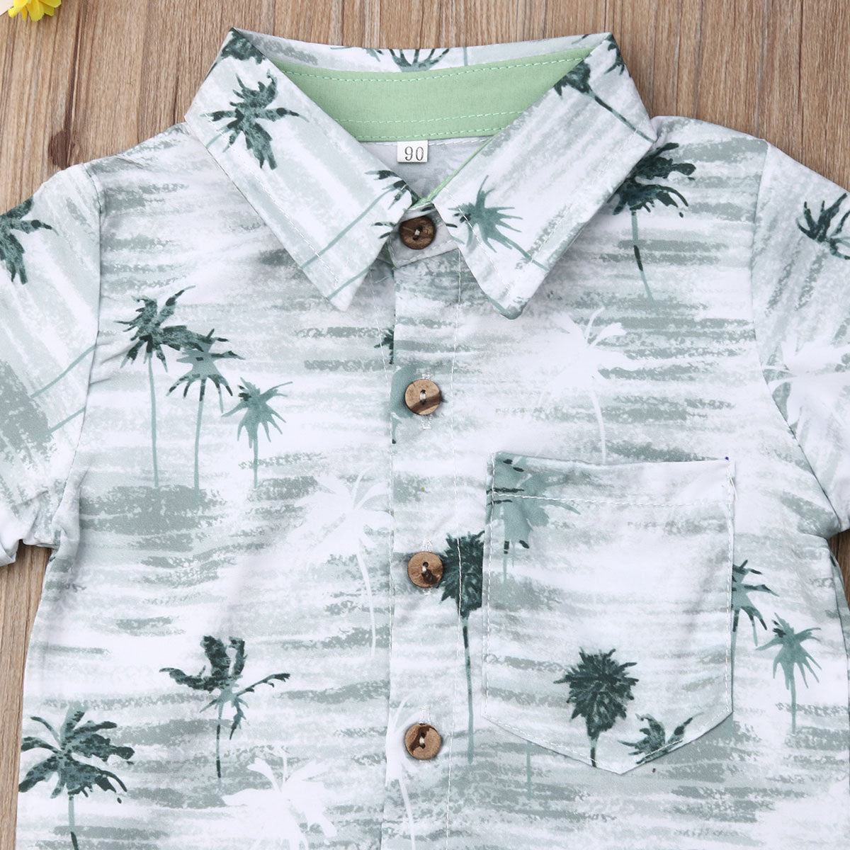 Palm Tree Baby Boy Clothes Set