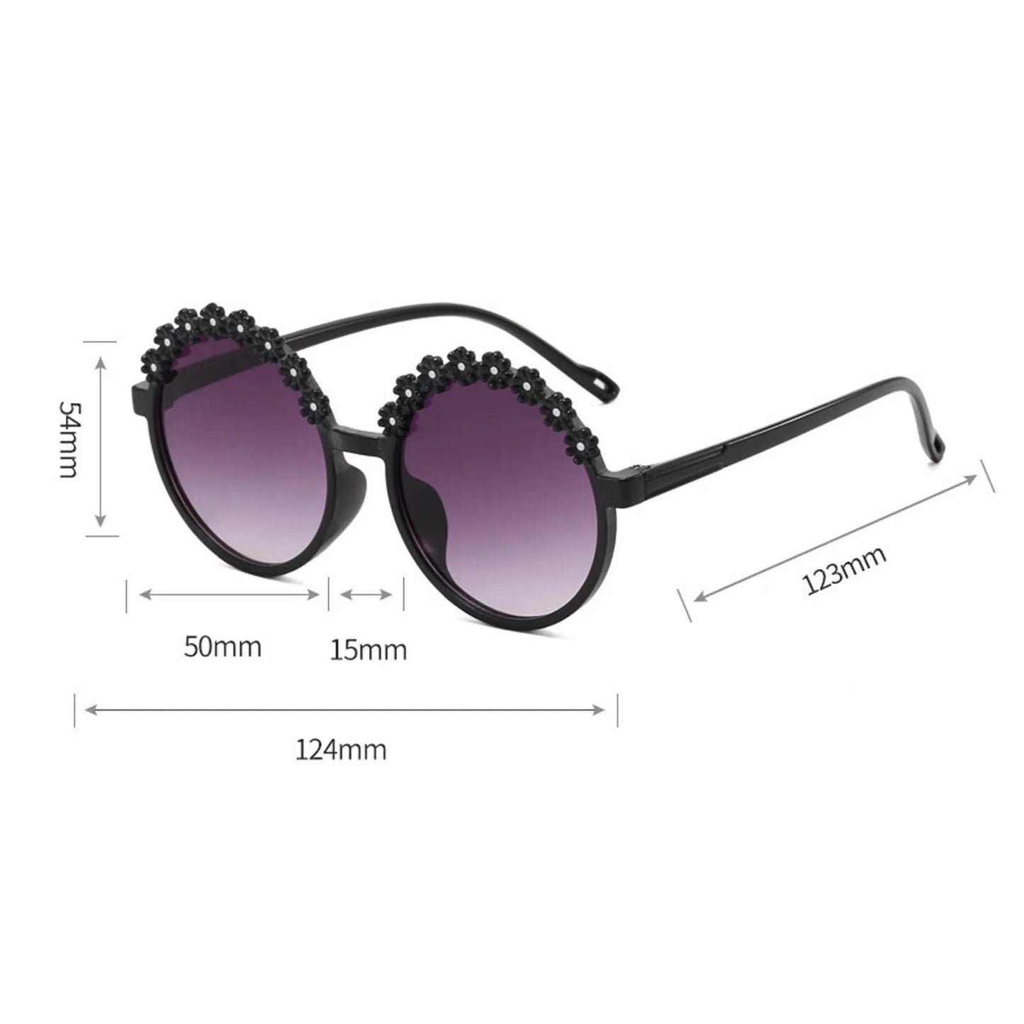 Summer Flower Shape Girls Sunglasses