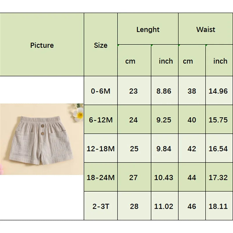 Unisex Light Summer Shorts with Pocket