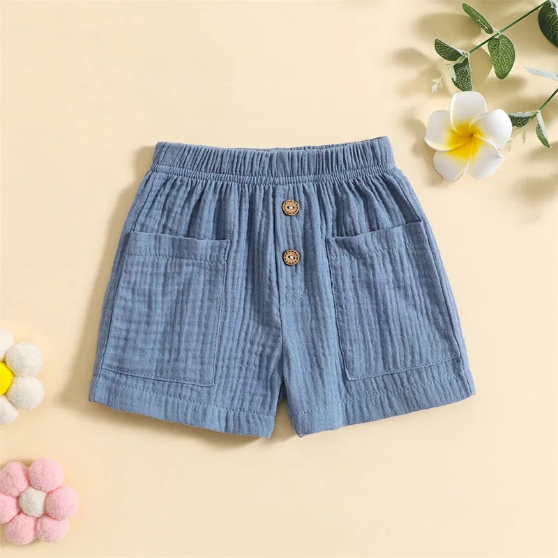 Unisex Light Summer Shorts with Pocket