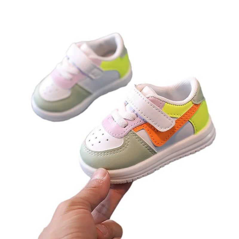 Colorful Toddler Sneakers - Comfortable and Stylish Velcro Shoes for Kids