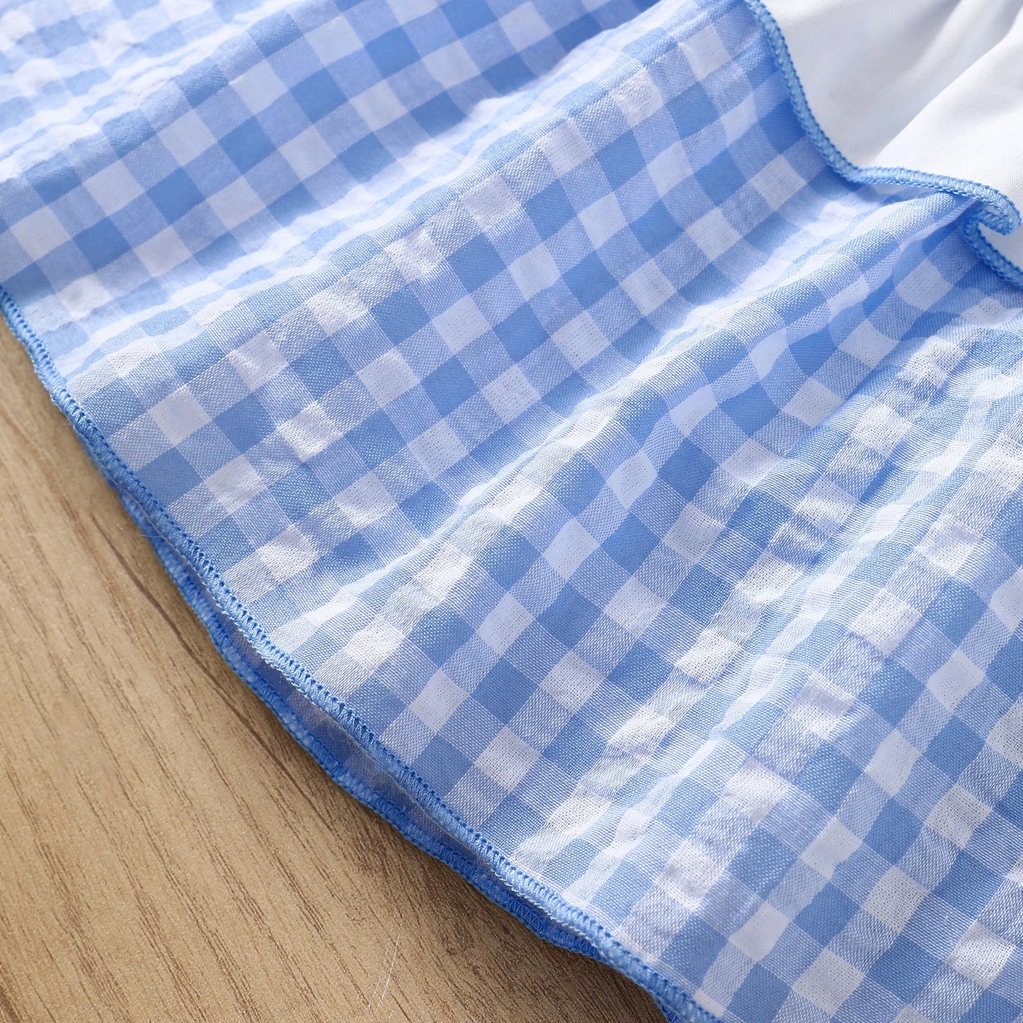 Gingham Cami Top & Ruffle Shorts Set