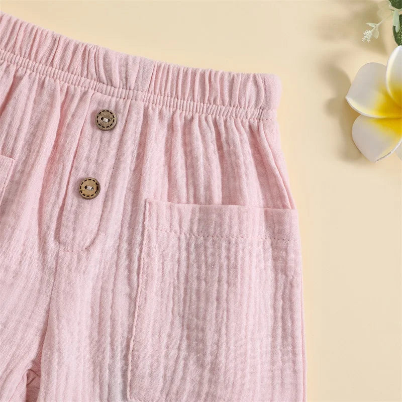 Unisex Light Summer Shorts with Pocket