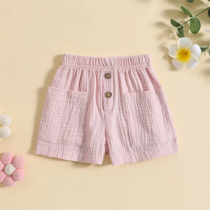 Unisex Light Summer Shorts with Pocket